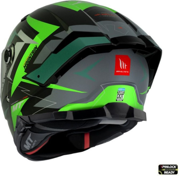 Casca Moto Full-Face Thunder 4 SV Mountain B6 Verde Mat
