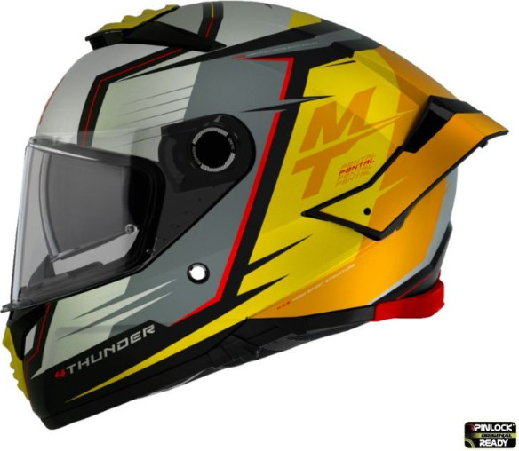 Casca Moto Full-Face Thunder 4 SV Pental B3 Galben Mat