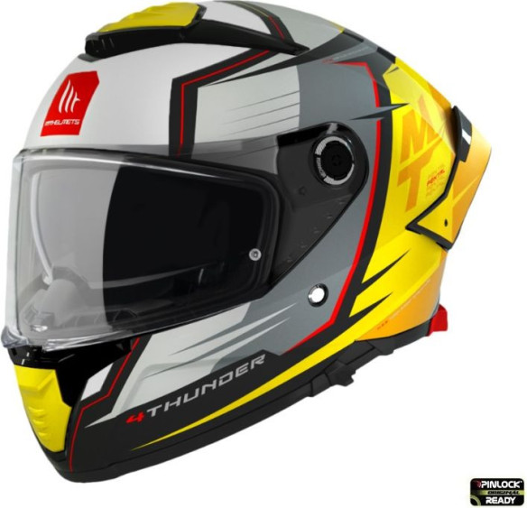 Casca Moto Full-Face Thunder 4 SV Pental B3 Galben Mat