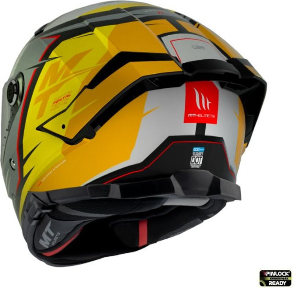 Casca Moto Full-Face Thunder 4 SV Pental B3 Galben Mat