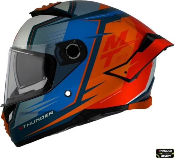 Casca Moto Full-Face Thunder 4 SV Pental B4 Portocaliu Mat