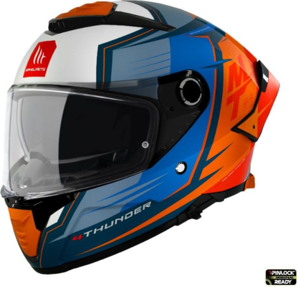 Casca Moto Full-Face Thunder 4 SV Pental B4 Portocaliu Mat