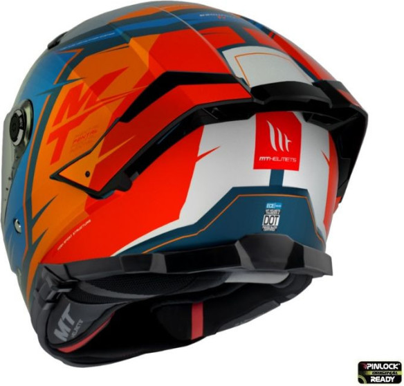 Casca Moto Full-Face Thunder 4 SV Pental B4 Portocaliu Mat
