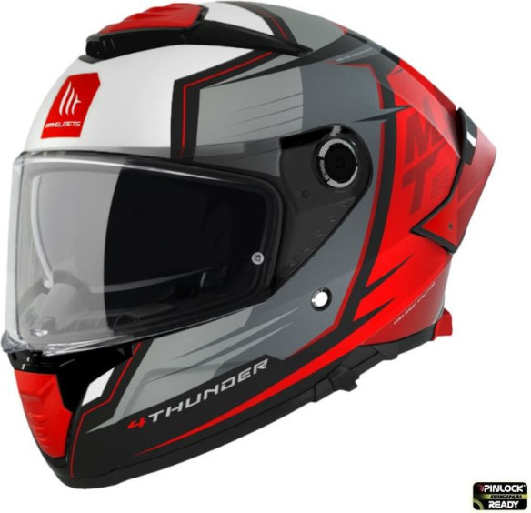 Casca Moto Full-Face Thunder 4 SV Pental B5 Rosu Mat