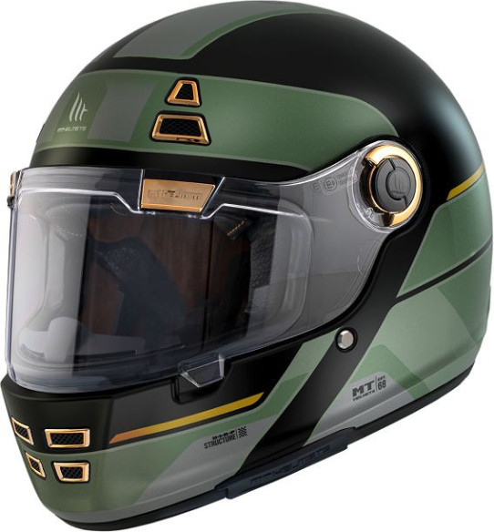 Casca Moto Full-Face Jarama 68Th C1 Negru Lucios