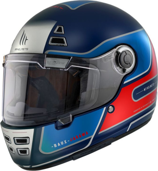 Casca Moto Full-Face Jarama Baux D7 Albastru Mat