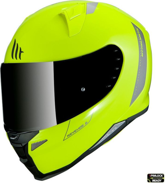 Casca Moto Full-Face Revenge 2 A3 Galben Fluor Lucios