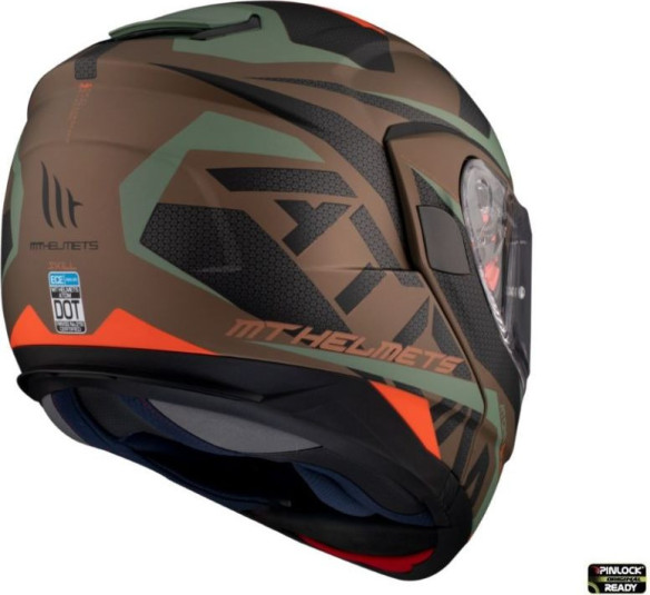 Casca Flip-Up Atom SV Skill A9 Maro Gold