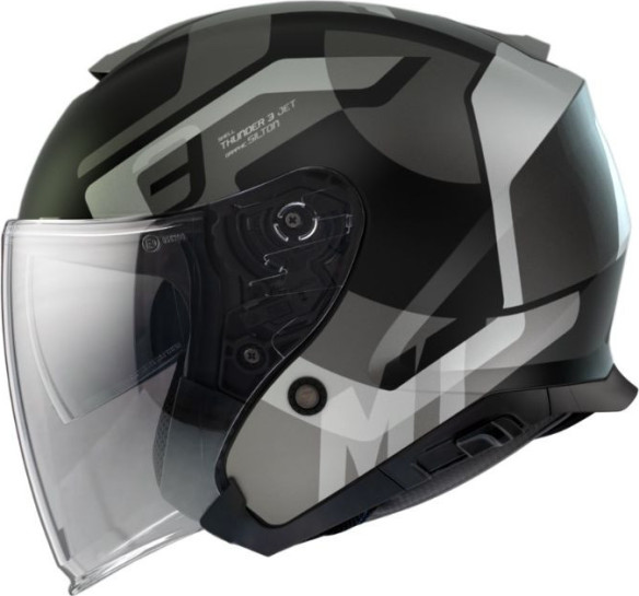 Casca Moto Open-Face/Jet Street Thunder 3 SC Silton B2 Grey Matt 24
