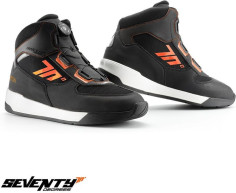 Ghete Moto Scurte Unisex SD-BC10 Black/Orange 23