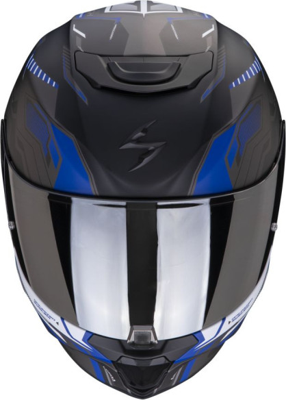 Casca Moto Full-Face 391 Haut Negru Mat/Albastru 23