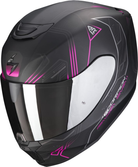 Casca Moto Full-Face 391 Spada Negru Mat/Roz 23