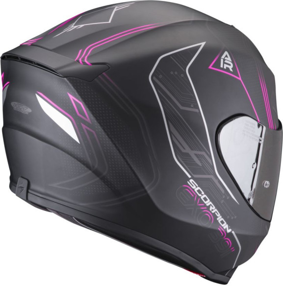 Casca Moto Full-Face 391 Spada Negru Mat/Roz 23