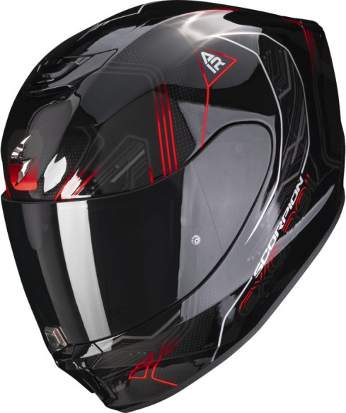 Casca Moto Full-Face 391 Spada Negru/Rosu Glossy 23