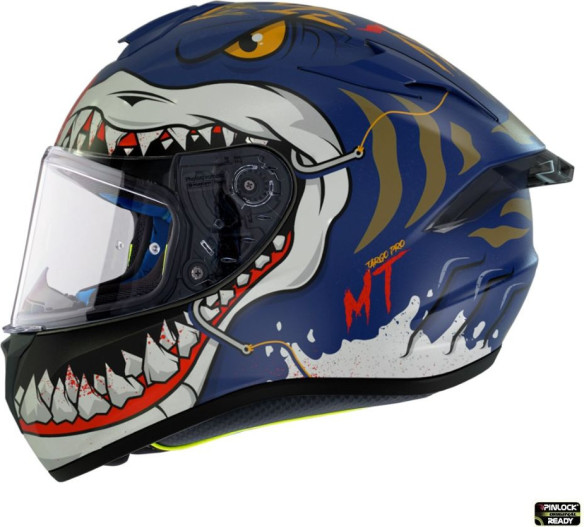 Casca Moto Full-Face Targo Pro Sharky B7 Blue Matt 2023