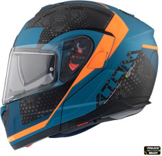 Casca Moto Flip-Up Atom SV Gorex B7 Blue Matt 2023