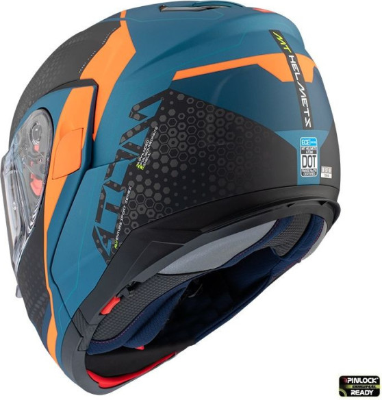 Casca Moto Flip-Up Atom SV Gorex B7 Blue Matt 2023