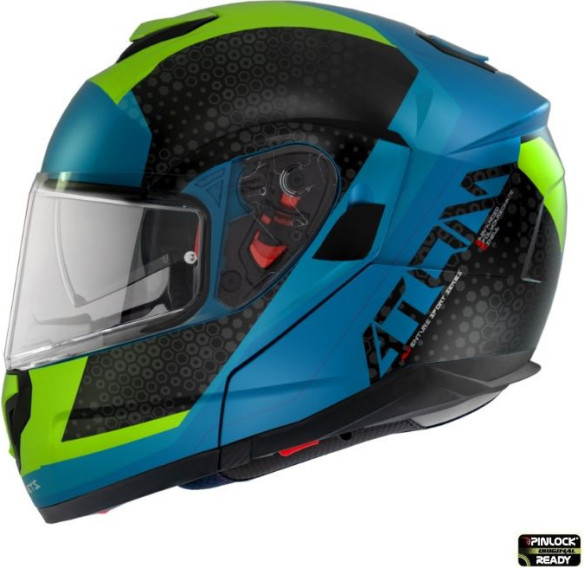 Casca Moto Flip-Up Atom SV Adventure A7 Blue Glossy 2023