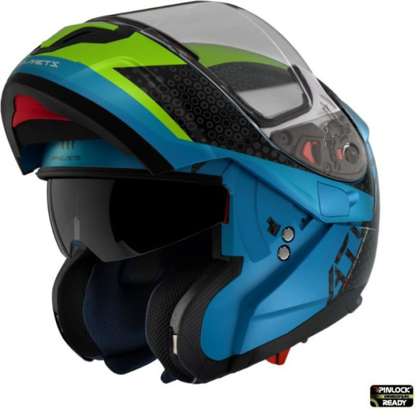 Casca Moto Flip-Up Atom SV Adventure A7 Blue Glossy 2023