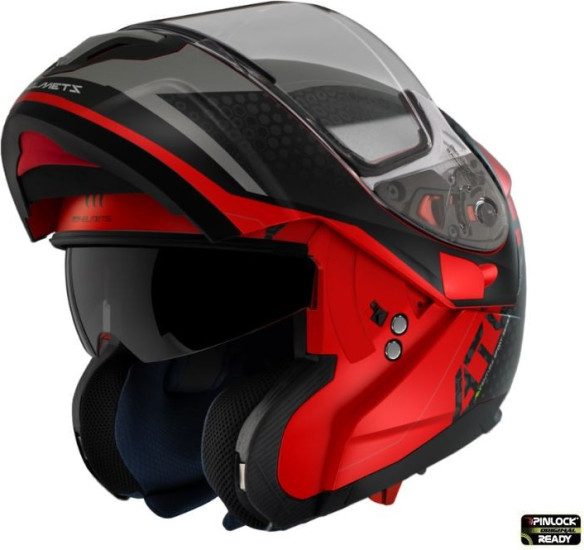 Casca Moto Flip-Up Atom SV Adventure A5 Red Matt 2023