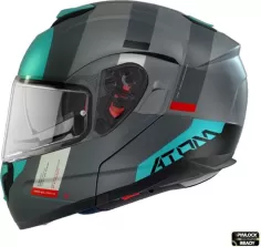 Casca Moto Flip-Up Atom SV Gorex C2 Titanium Matt 2023