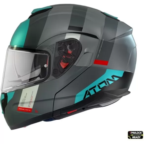 Casca Moto Flip-Up Atom SV Gorex C2 Titanium Matt 2023