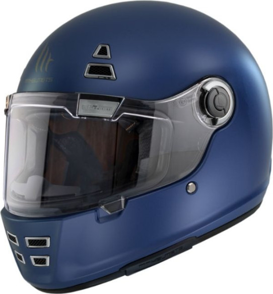 Casca Moto Full-Face/Integrala Jarama A7 Retro Cafe Racer Blue Matt 2023