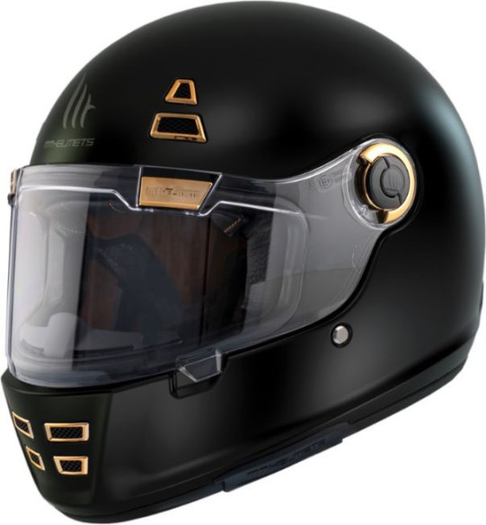 Casca Moto Full-Face/Integrala Jarama A1 Retro Cafe Racer Black Matt 2023
