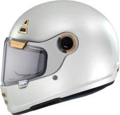 Casca Moto Full-Face/Integrala Jarama A0 Retro Cafe Racer White Glossy 2023