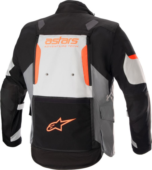 Geaca Moto Textila Halo Drystar Gri Deschis/Gri Inchis/Negru 23
