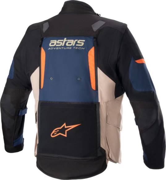 Geaca Moto Textila Halo Drystar Negru/Albastru/Kaki 23