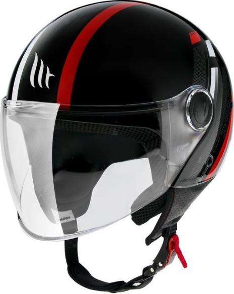 Casca Moto Open-Face/Jet Street Scope D5 Glossy Red 24