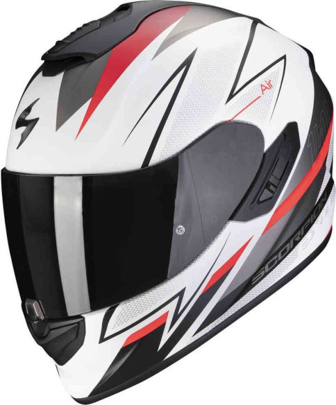 Casca Moto Full-Face/Integrala 1400 Evo Air Thelios Alb Mat/Rosu