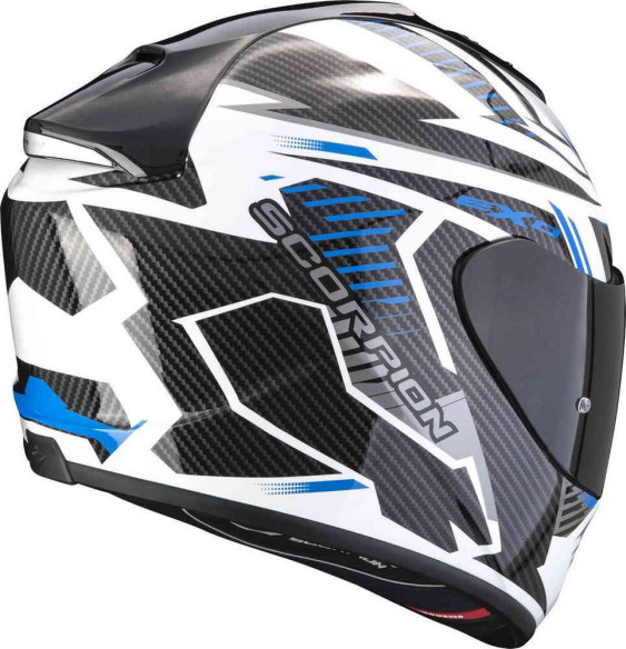 Casca Moto Full-Face/Integrala 1400 Evo Air Shell Alb/Albastru