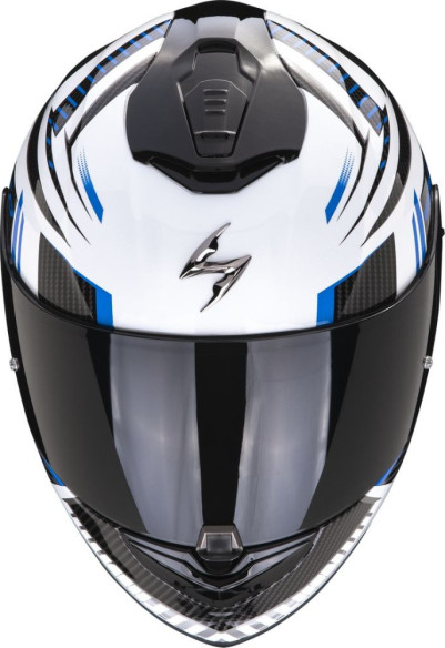 Casca Moto Full-Face/Integrala 1400 Evo Air Shell Alb/Albastru