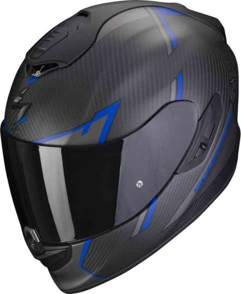 Casca Moto Full-Face/Integrala 1400 Evo Carbon Air Kendal Negru Mat/Albastru