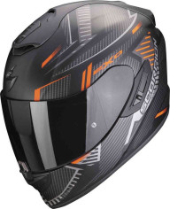 Casca Moto Full-Face/Integrala 1400 Evo Air Shell Negru Mat/Portocaliu