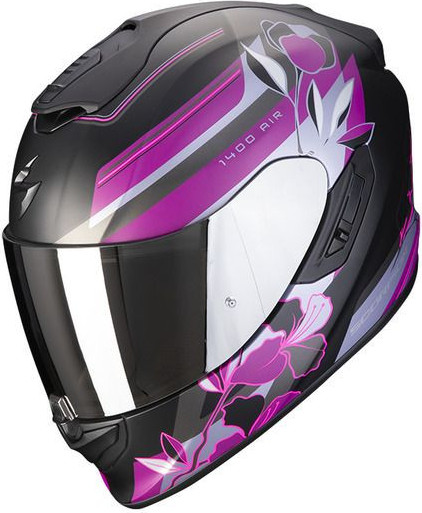 Casca Moto Full-Face/Integrala 1400 Evo Air Gaia Negru mat/Roz
