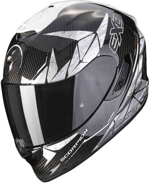 Casca Moto Full-Face/Integrala 1400 Evo Carbon Air Aranea Negru/Alb