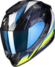 Casca Moto Full-Face/Integrala 1400 Evo Air Thelios Negru/Albastru/Galben fluo