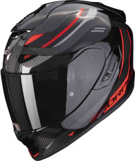 Casca Moto Full-Face/Integrala 1400 Evo Carbon Air Kydra Negru/Rosu