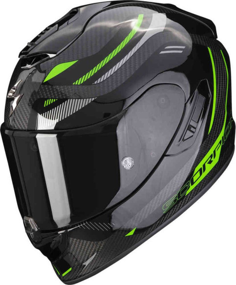 Casca Moto Full-Face/Integrala 1400 Evo Carbon Air Kydra Negru/Verde