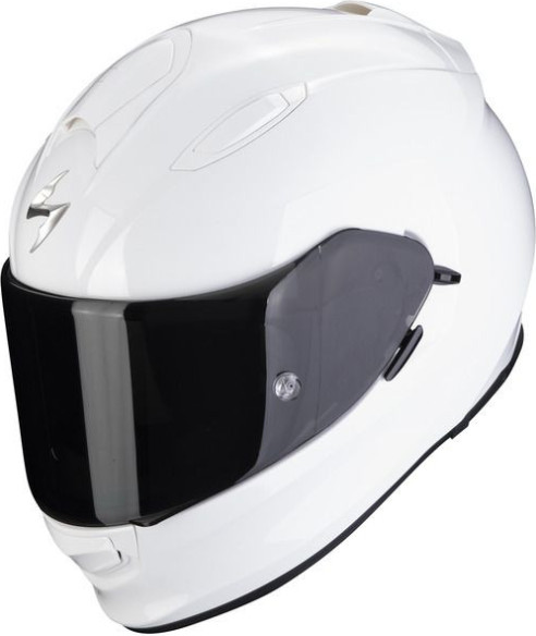 Casca Moto Full-Face/Integrala Exo 491 Solid Glossy White