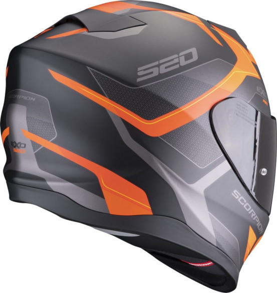 Casca Full-Face/Integrala 520 Evo Air Elan Negru Mat/Portocaliu