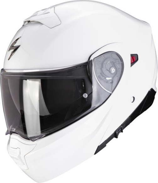 Casca Moto Flip-Up Scorpion Exo 930 Evo Solid Alb