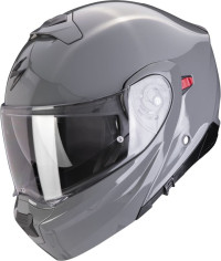 Casca Moto Flip-Up Scorpion Exo 930 Evo Solid Gri Ciment