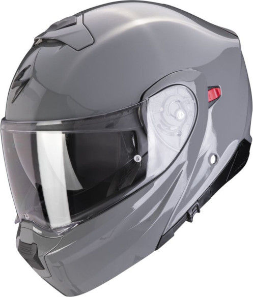 Casca Moto Flip-Up Scorpion Exo 930 Evo Solid Gri Ciment