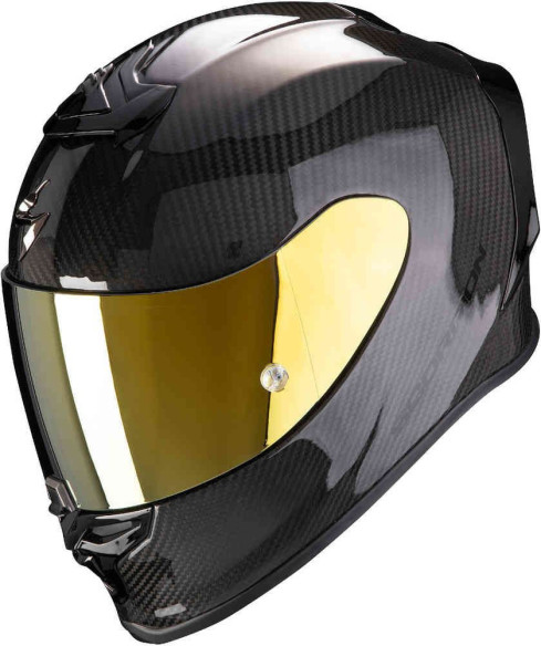 Casca Moto Full-Face/Integrala Exo R1 Evo Air Carbon Solid Black Glossy