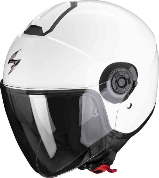 Casca Moto Open-Face/Jet Exo City II Solid Alb