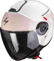 Casca Moto Open-Face/Jet Exo City II Mall Alb/Roz